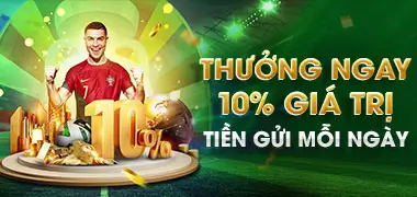 Khuyến Mãi Đặc Biệt FB88 - Ưu Đãi Hấp Dẫn Mỗi Ngày 1 Mỗi ngày thưởng 10% giá trị nạp