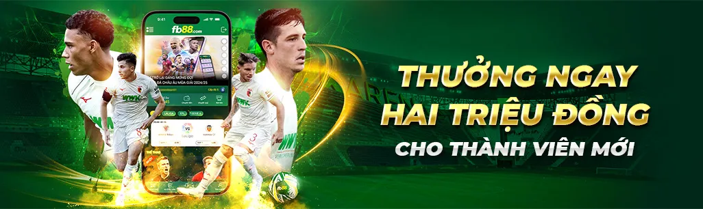 Khuyến Mãi Thành Viên Mới FB88 - Thưởng Lớn Hấp Dẫn 2 thưởng ngay 2 triệu cho thành viên đăng ký mới